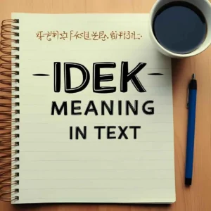 Read more about the article IDEK Meaning in Text: A Complete Guide