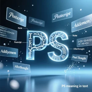 Read more about the article PS Meaning in Text: Your Ultimate Guide to This Classic Acronym ✍️💬